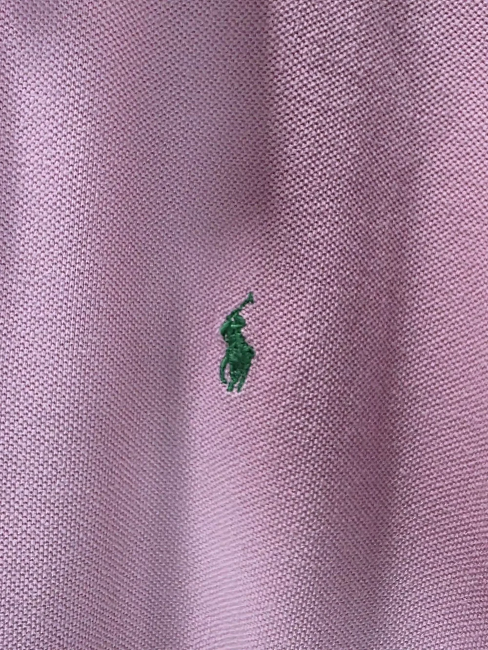 Ralph Lauren Light Pink Polo with Green Pony XL